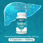 Zingicin TUDCA Supplement 1200mg - 60 Cápsulas Veganas