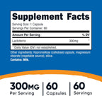 Nutricost Lactoferrin Capsules (60 Cápsulas, 300mg) - Sin Gluten, Vegetariano