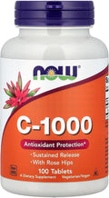 Now Foods Vitamina C-1000 de Liberación Sostenida - 100 Comprimidos