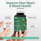 Dr. Fuhrman's LDL Biotect - Suplemento con Esteroles Vegetales y Extractos Orgánicos - 240 Cápsulas