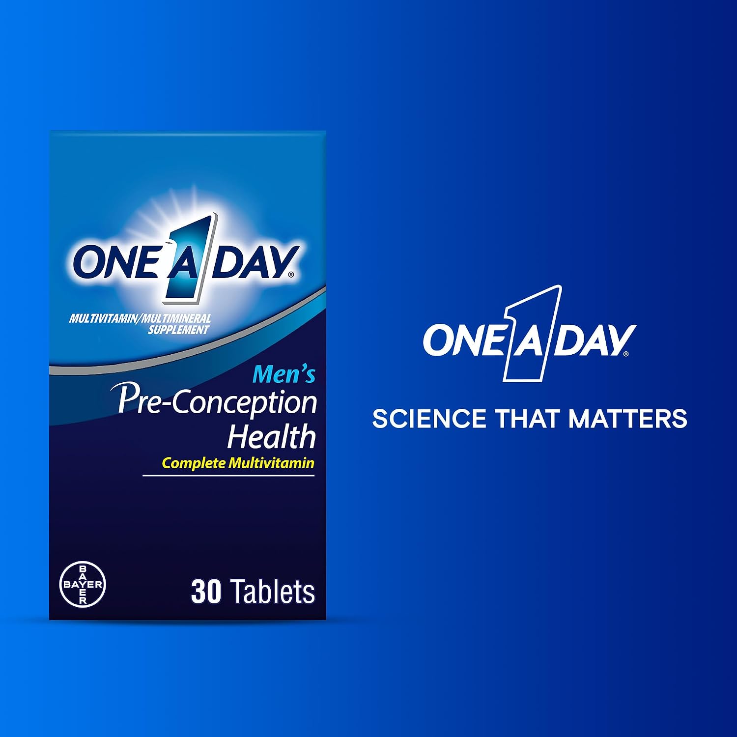 One A Day Multivitamínico para la Salud Preconcepcional Masculina - 30 Comprimidos