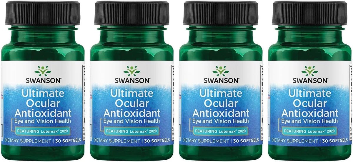 Swanson Ultimate Ocular Antioxidant con Lutemax 2020 - 30 Cápsulas Blandas (Pack de 4) - görsel 1