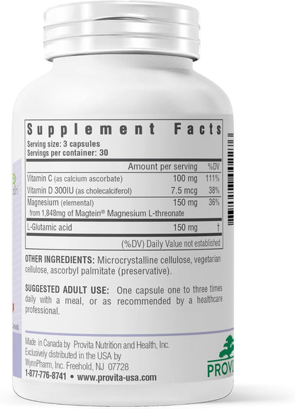 Provita Magnesio L-Treonato | Apoyo – El magnesio contribuye a la función muscular normal. – Image 6