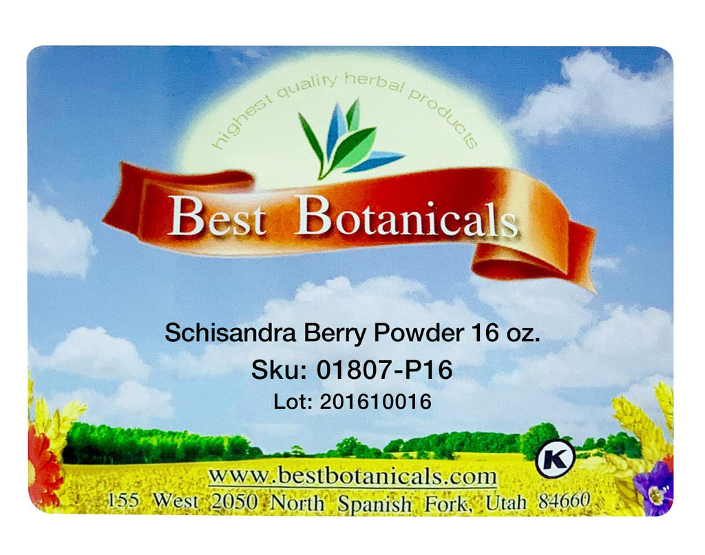 Best Botanicals Schisandra Berry Powder - 16 oz (454 g)