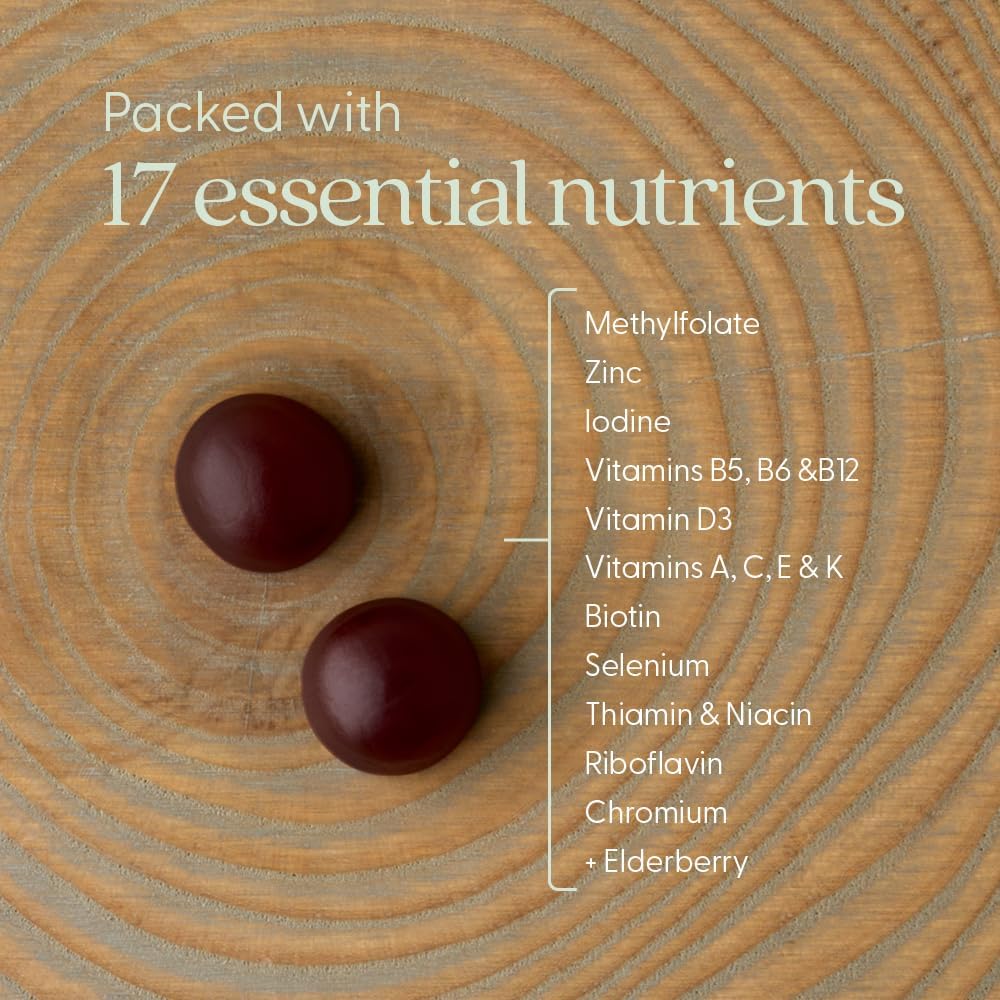 New Chapter Kids Multivitamin Gummies - 65% Menos Azúcar, Gomitas Multivitamínicas para Niños con Vitaminas C, D3 y Zinc, No GMO, Sin Gluten, Sabor Baya-Cítrica, 60 unidades