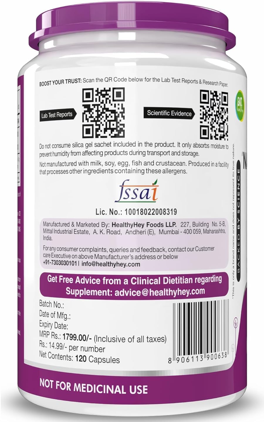 Natural Vitamin K2 + Natural D3 - Non-GMO | No Sintético 120 Cápsulas Vegetales