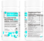DrBioCare Péptidos de Colágeno para Mujeres - Suplemento de Vitaminas y Minerales de Belleza - 60 Comprimidos