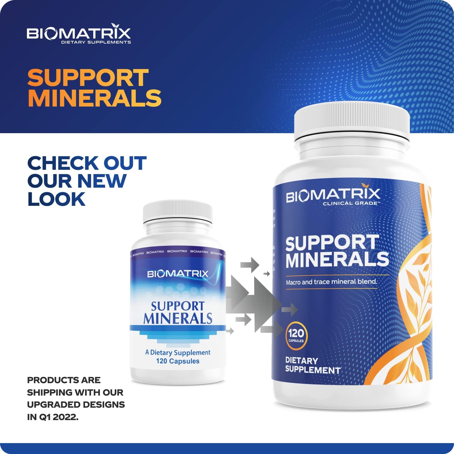 BioMatrix Suplemento Mineral Quelado Sin Hierro - Calcio, Magnesio, Zinc, Vitamina D3, Cobre y Yodo - 30 Días