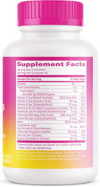 Pink Stork Biotin Multivitamin for Teens, 60 Gominolas de Frutos Rojos