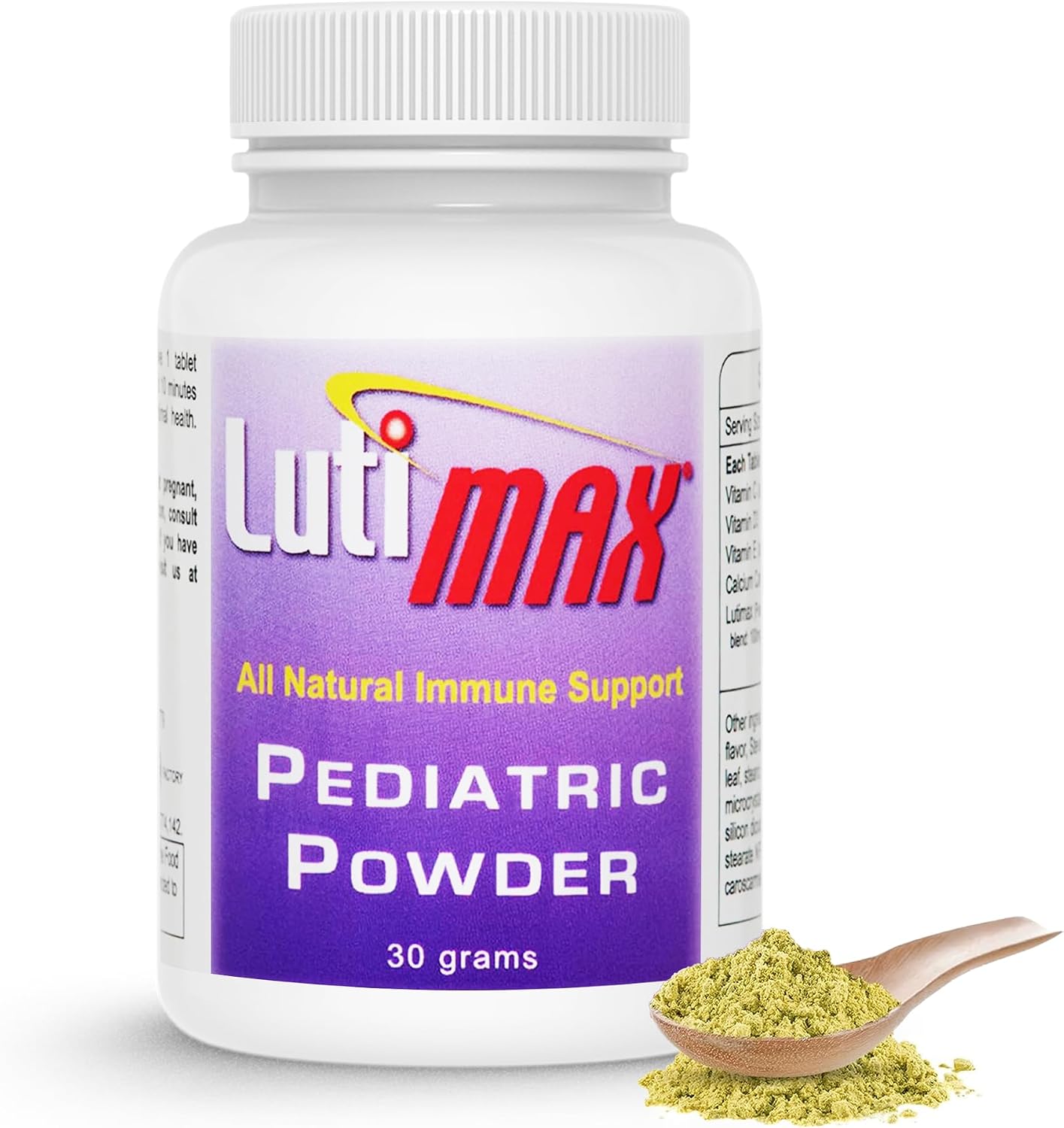 Lutimax Pediatric Powder - Suplemento Infantil con Luteolina, Rutina y L-Teanina (100 porciones)