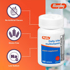 Rugby Daily-Vite Multivitamin - 100 Tablets (2 Pack)
