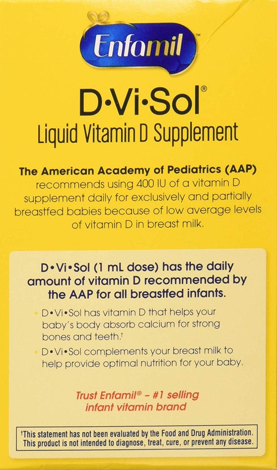 Enfamil D-Vi-Sol Gotas de Vitamina D 50 mL (Pack de 5)