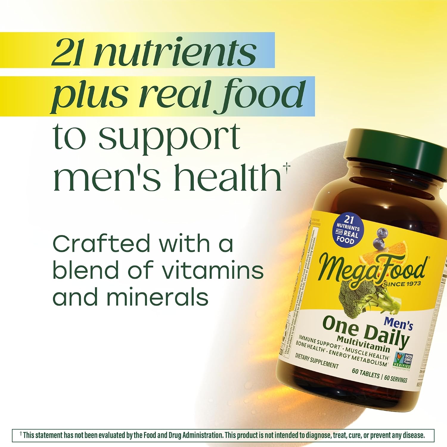 MegaFood One Daily Multivitamínico para Hombres - 60 Comprimidos