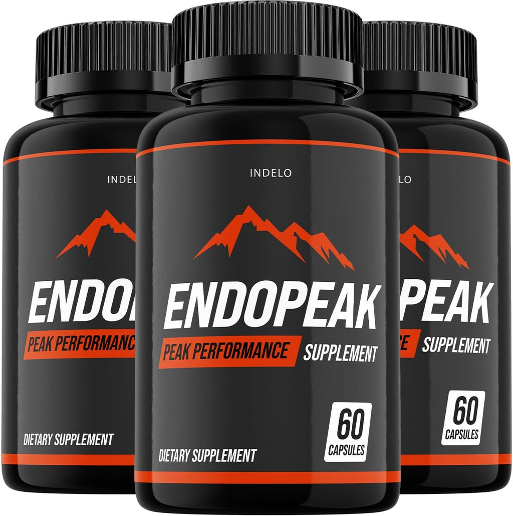 EndoPeak para Hombres, Suplemento de Rendimiento Avanzado, 180 Cápsulas (3 Envases)