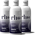 Rho Nutrition Liposomal NAD+ – Suplemento Líquido de NAD+ – Ayuda a Apoyar la Salud Celular, el Envejecimiento Saludable y el Metabolismo Energético – Pack de 6