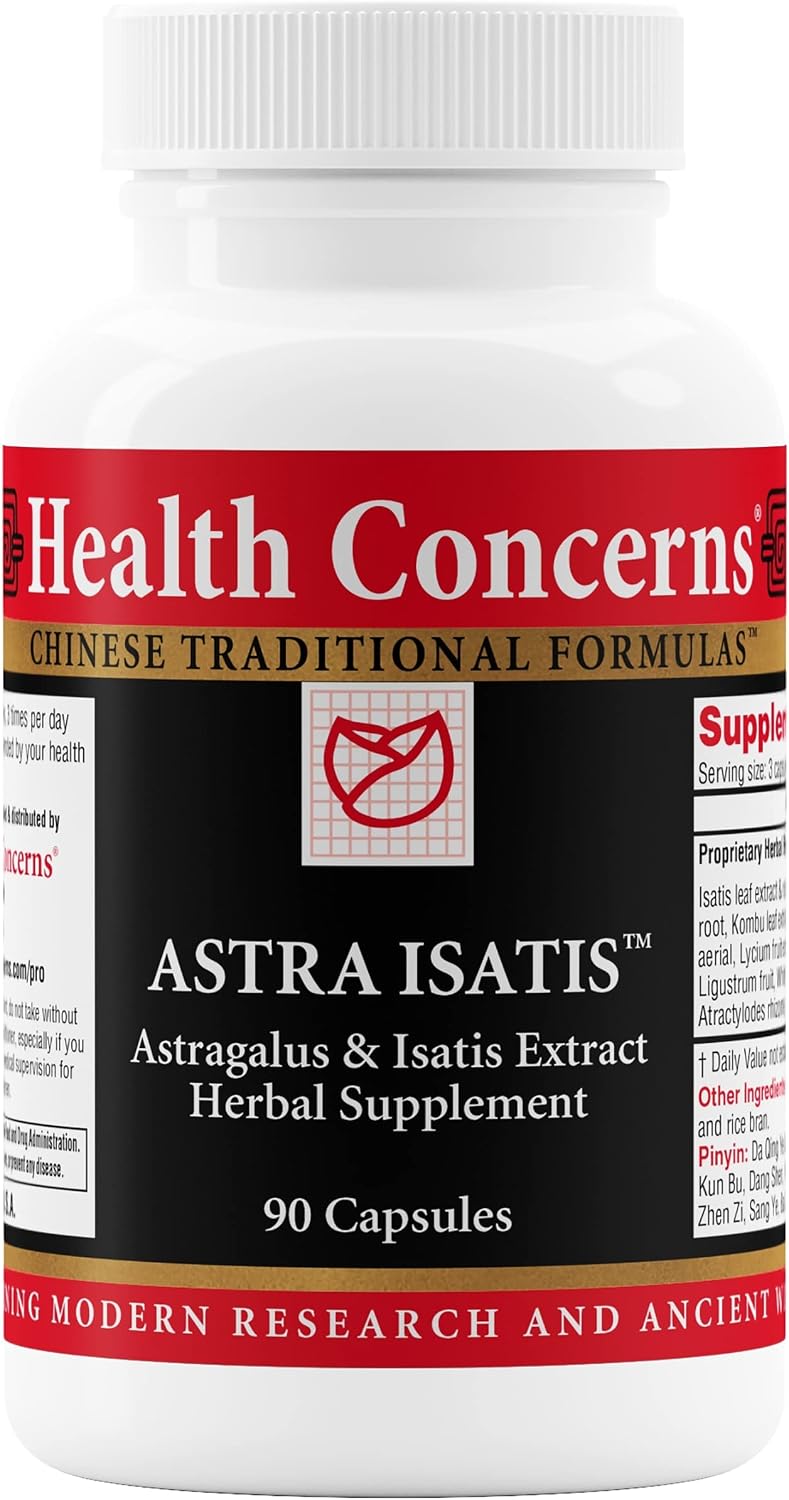 Health Concerns Astra Isatis – Complemento de Defensa Inmunitaria y Salud Respiratoria – Fórmula Tradicional China – 270 Cápsulas
