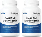 FertilAid para Hombres – Suplemento de Fertilidad Masculina con L-Carnitina, CoQ10, Maca y Zinc (90 Cápsulas)