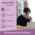 LongLifeNutri NeuroPEA (Palmitoiletanolamida + Luteolina 800mg/100mg) – Suplemento Orgánico para el Rendimiento Nervioso, 180 Cápsulas Vegetarianas (3 Meses)