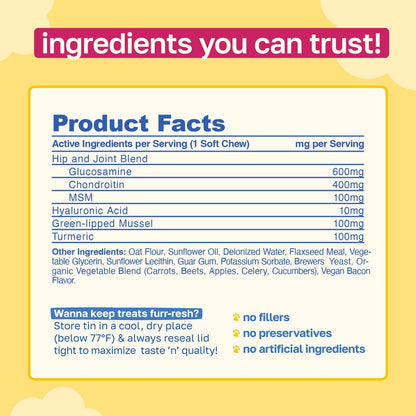 Happy Paws Suplemento para la Piel y el Pelaje de Perros, Apoyo para Picor y Alergias, Confort para Piel Seca y Control de Caída del Pelo con Aceite de Coco y Vitamina B12, Sabor a Pollo Vegano, 100 Masticables