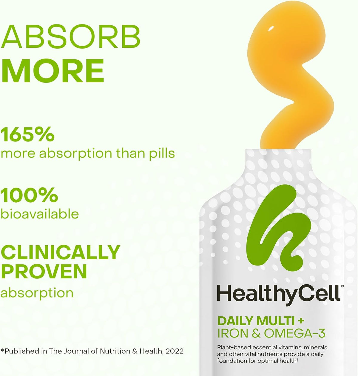 Healthycell Multivitamínico Diario Vegano – Zinc: contribuye al metabolismo normal de los macronutrientes y al – Image 3
