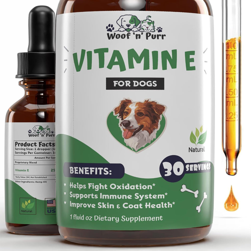Vitamina E para Perros - Suplemento Líquido - 30 ml
