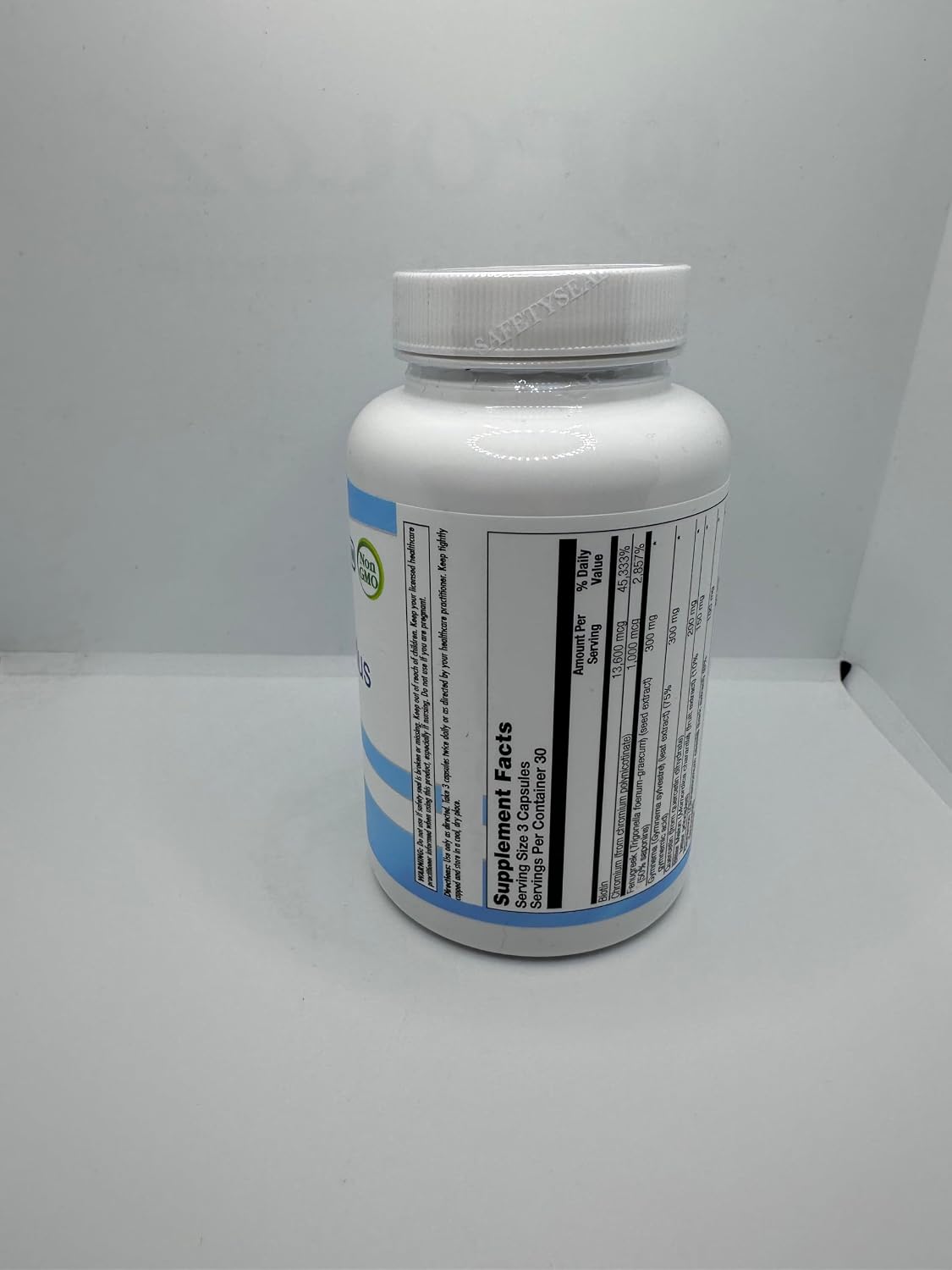 Nutra BioGenesis Diabetone Plus – Metabolic Support Supplement with Cinnamon, Gymnema, Inositol and Bitter Melon, 90 Capsules