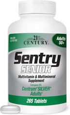21st Century Sentry Senior Multivitamínico para Adultos 50+ | 265 Comprimidos