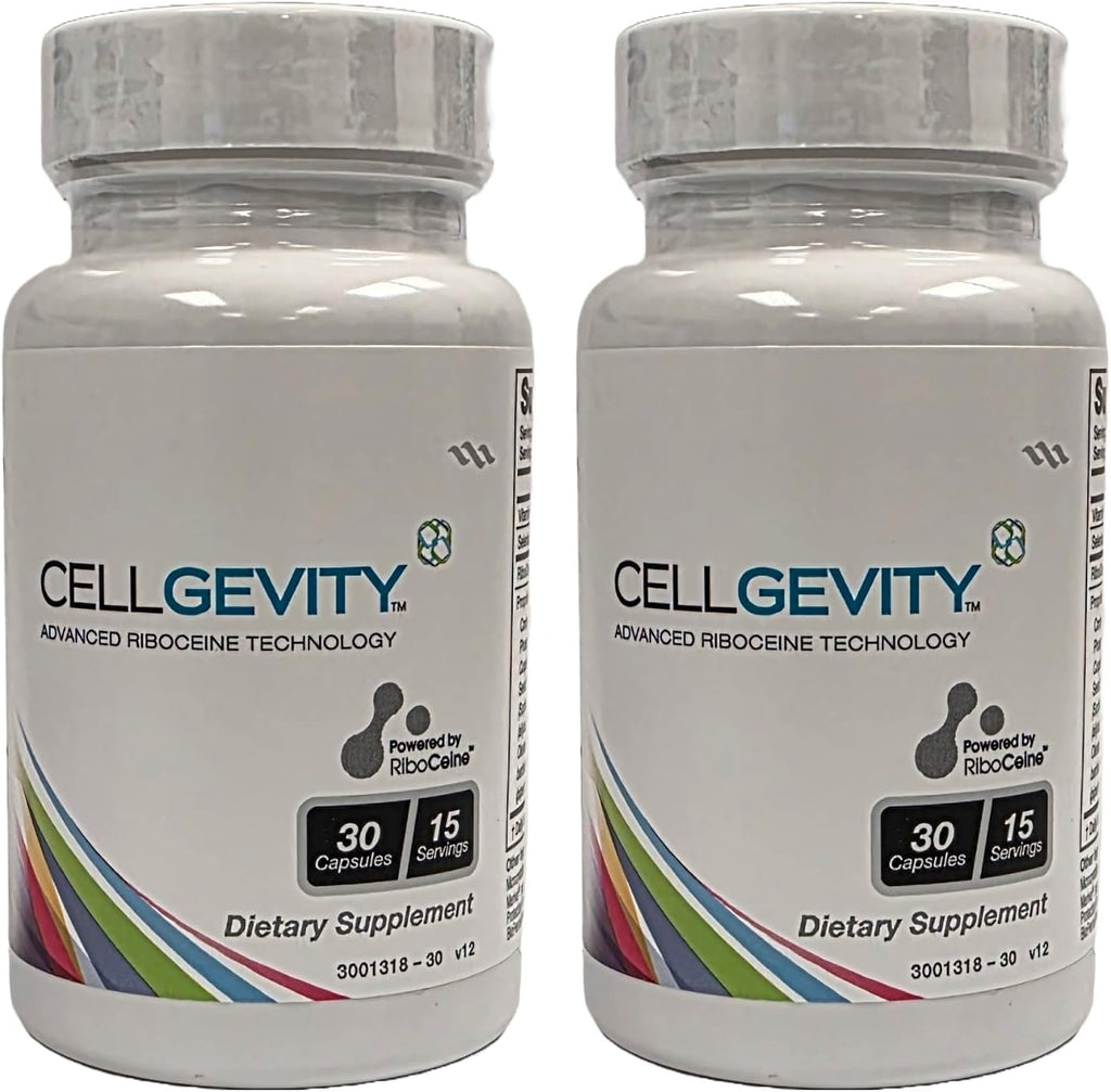 Cellgevity con Tecnología Avanzada Riboceine, 60 Cápsulas Vegetales (Envase de 2)