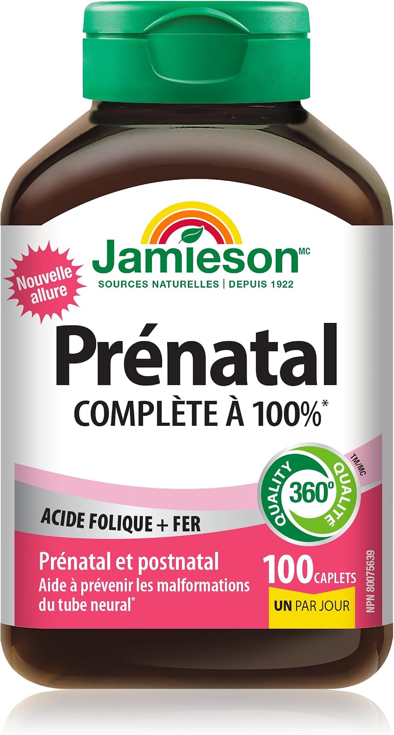 Jamieson Multivitamínico Prenatal 100 Comprimidos