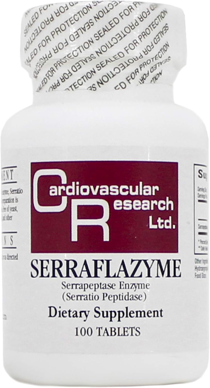 Serraflazyme (Serratia Peptidasa 5mg) - 100 Comprimidos (Pack de 4)