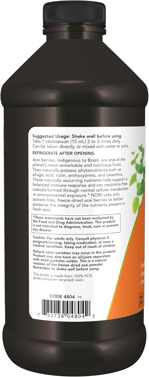 Acai Líquido, Concentrado de Superfruta, 473 ml