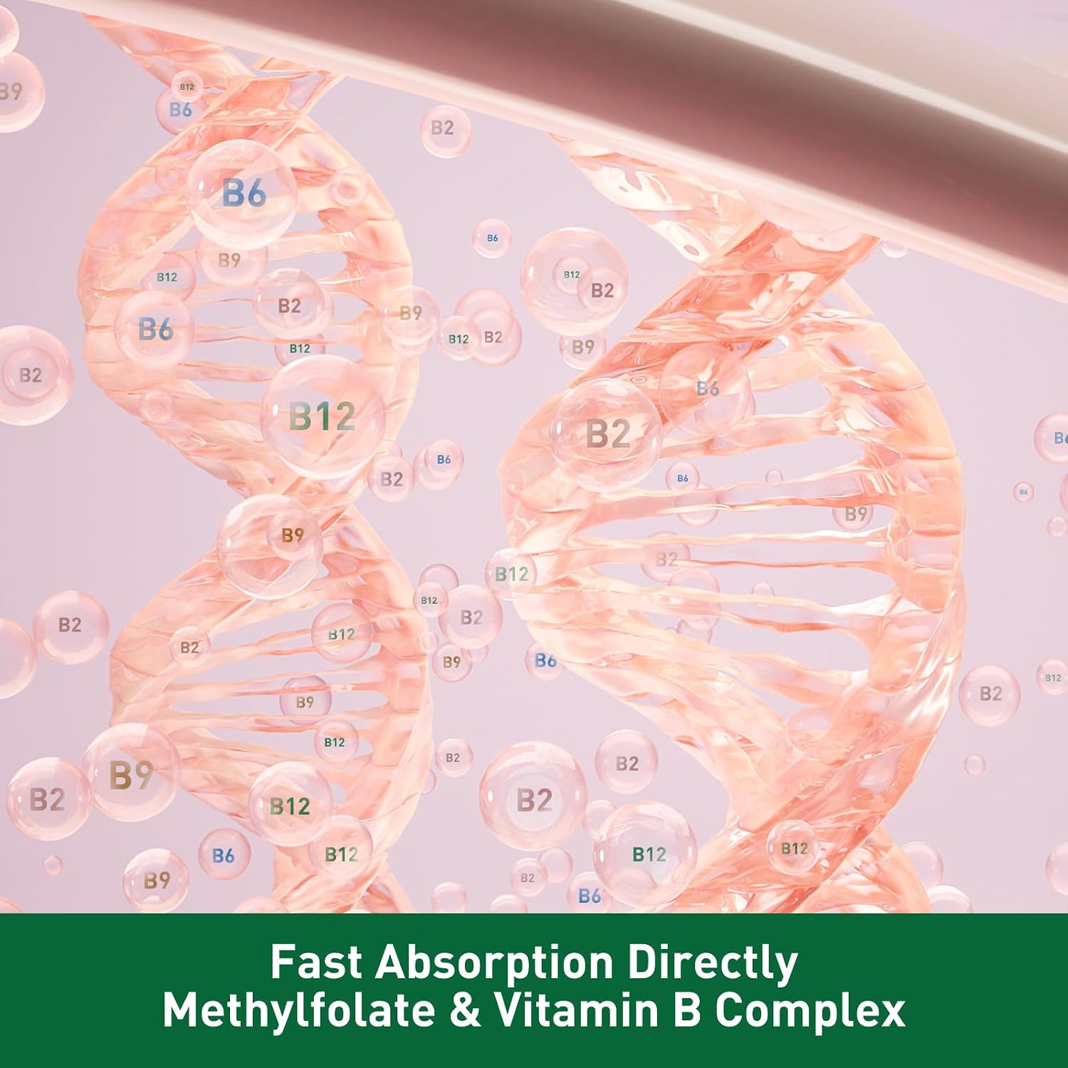 Simlike Active Folate (5-MTHF) con Complejo B, B12, B2 y B6 - Apoya la metilación y niveles saludables de homocisteína - Sin gluten, lácteos ni soja - 60 cápsulas de 5mg de L-metilfolato