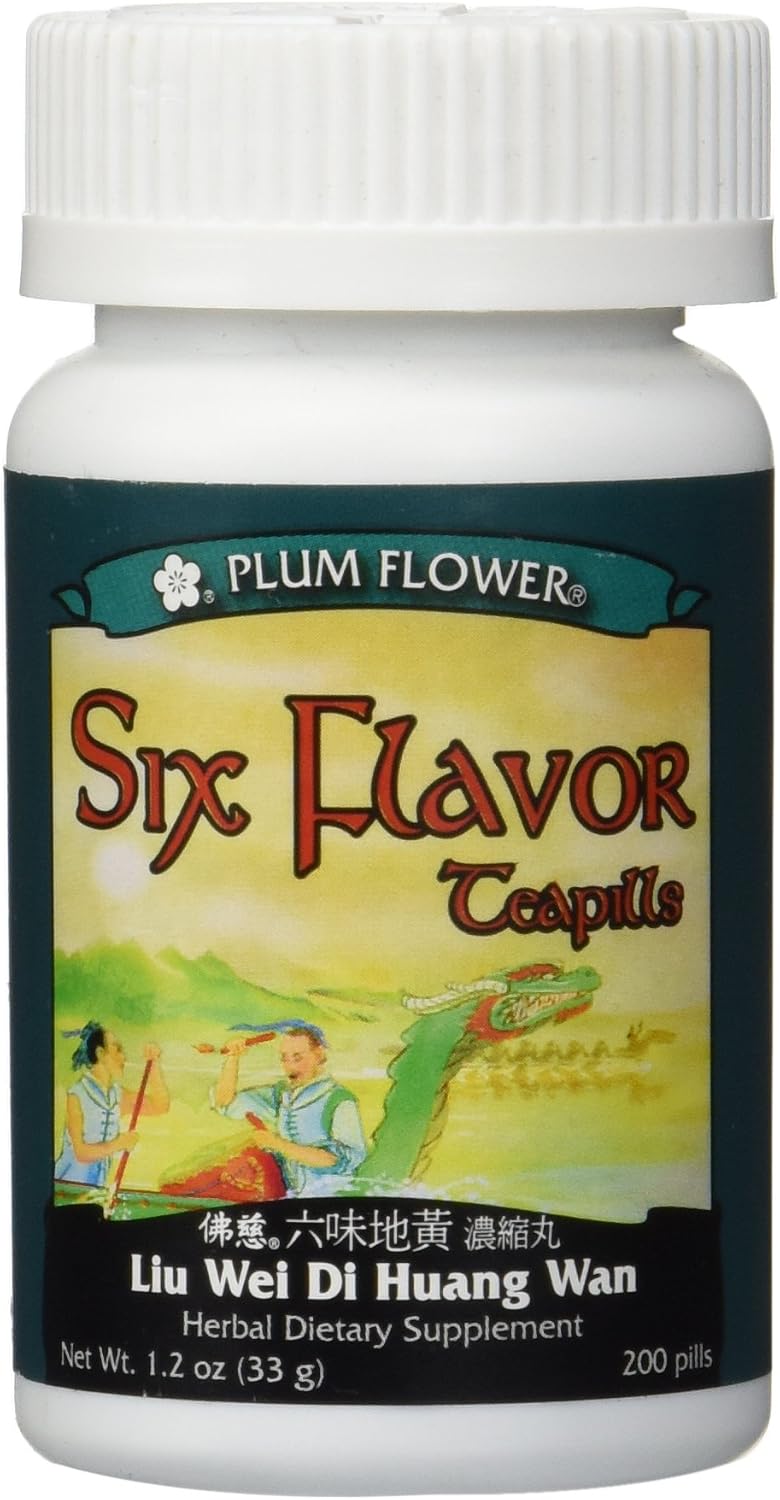 Six Flavor Teapills (Liu Wei Di Huang Wan), 200 ct – Image 1