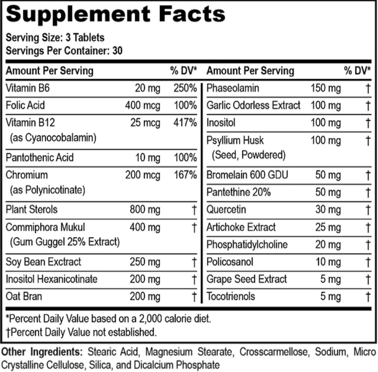 Nutiya Cholesterol Support