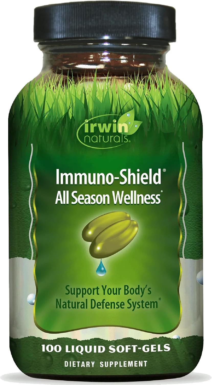 Irwin Naturals Immuno-Shield All Season Wellness – 100 Cápsulas Blandas