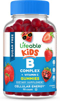 Lifeable Complejo B sin Azúcar para Niños con Vitamina C - 90 Gomitas