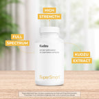 Supersmart - Kudzu Extract 500 mg Full Spectrum - 120 Vegetarian Capsules