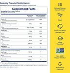 Ritual Multivitamínico Prenatal para Mujeres - Cápsulas Veganas con Folato, Colina, Omega-3 DHA y Hierro - 60 Cápsulas (30 Dosis)