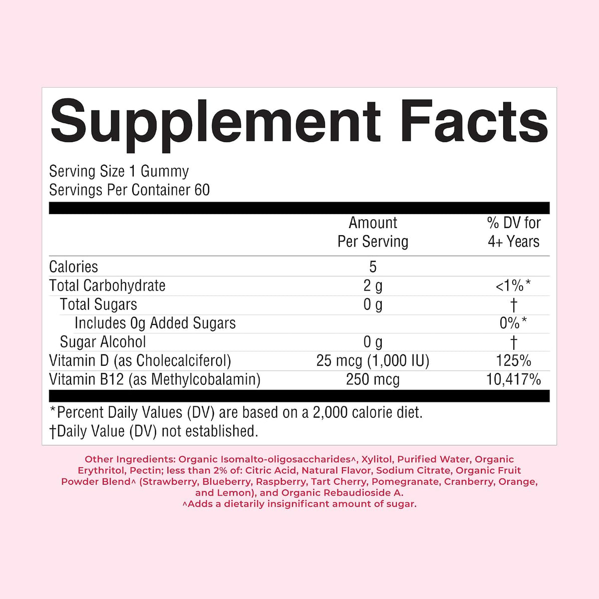 Gominolas de Vitamina D3 + B12 - Sin Azúcar – Adultos mayores que pueden tener una absorción reducida de vitamina – Image 9