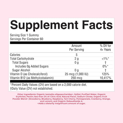Gominolas de Vitamina D3 + B12 - Sin Azúcar – Adultos mayores que pueden tener una absorción reducida de vitamina – Image 9