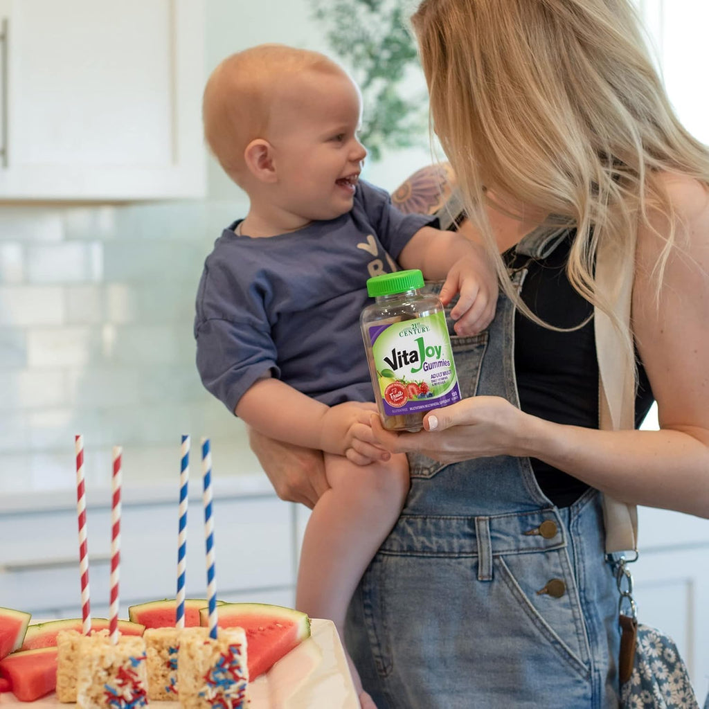 21st Century Vitajoy Multivitamínico en Gominolas, Sabores Fruta, 120 Gominolas