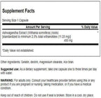 Swanson Extracto de Ashwagandha - 60 Cápsulas de 45 mg