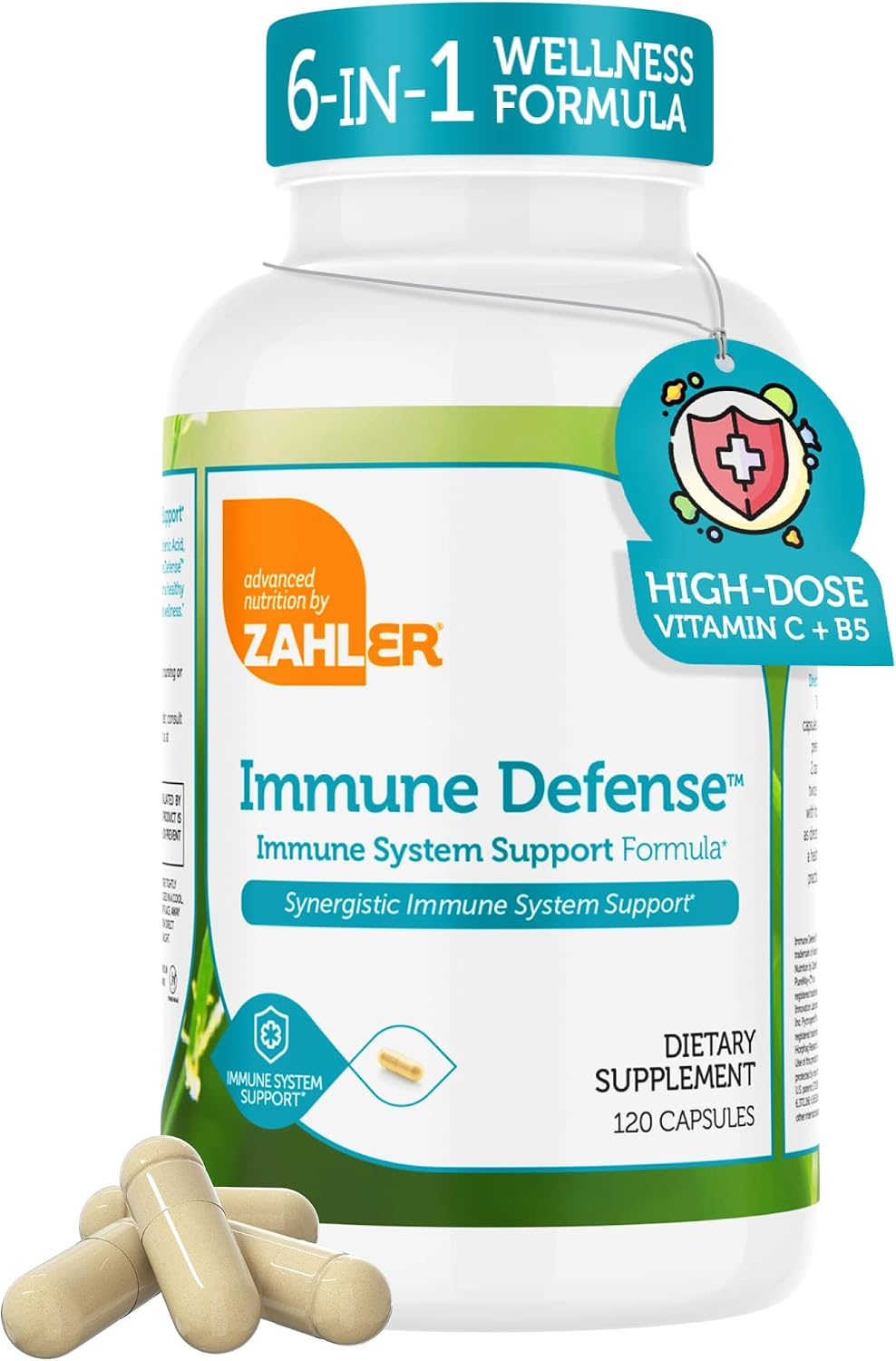 Zahler Defensa Inmunológica - 120 Cápsulas