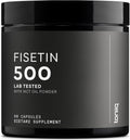 Toniiq Fisetin 500mg de Alta Pureza - 98%+ con Aceite MCT - 60 Cápsulas