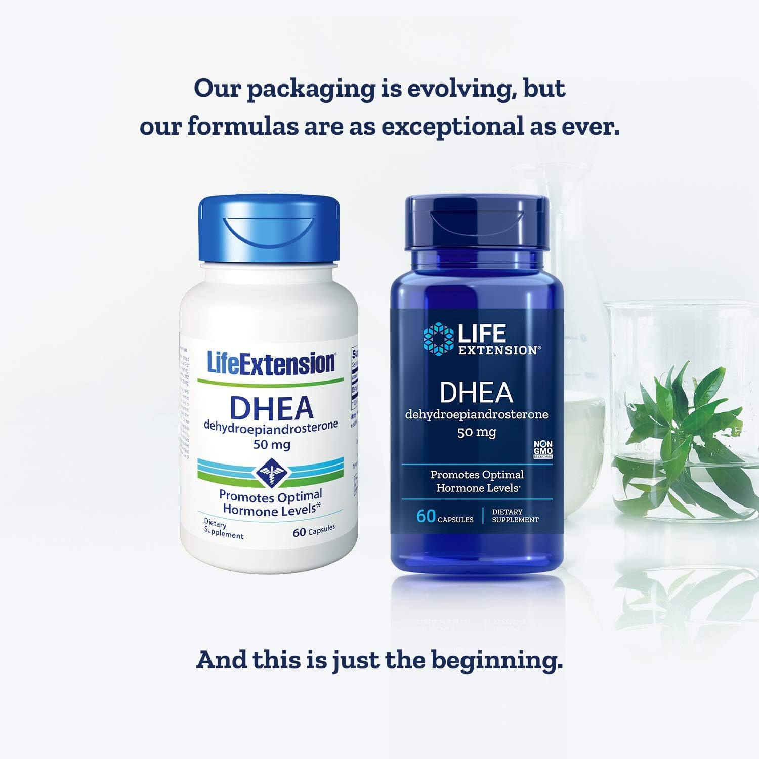 Life Extension, DHEA 50 mg, 60 Cápsulas (Paquete de 2)