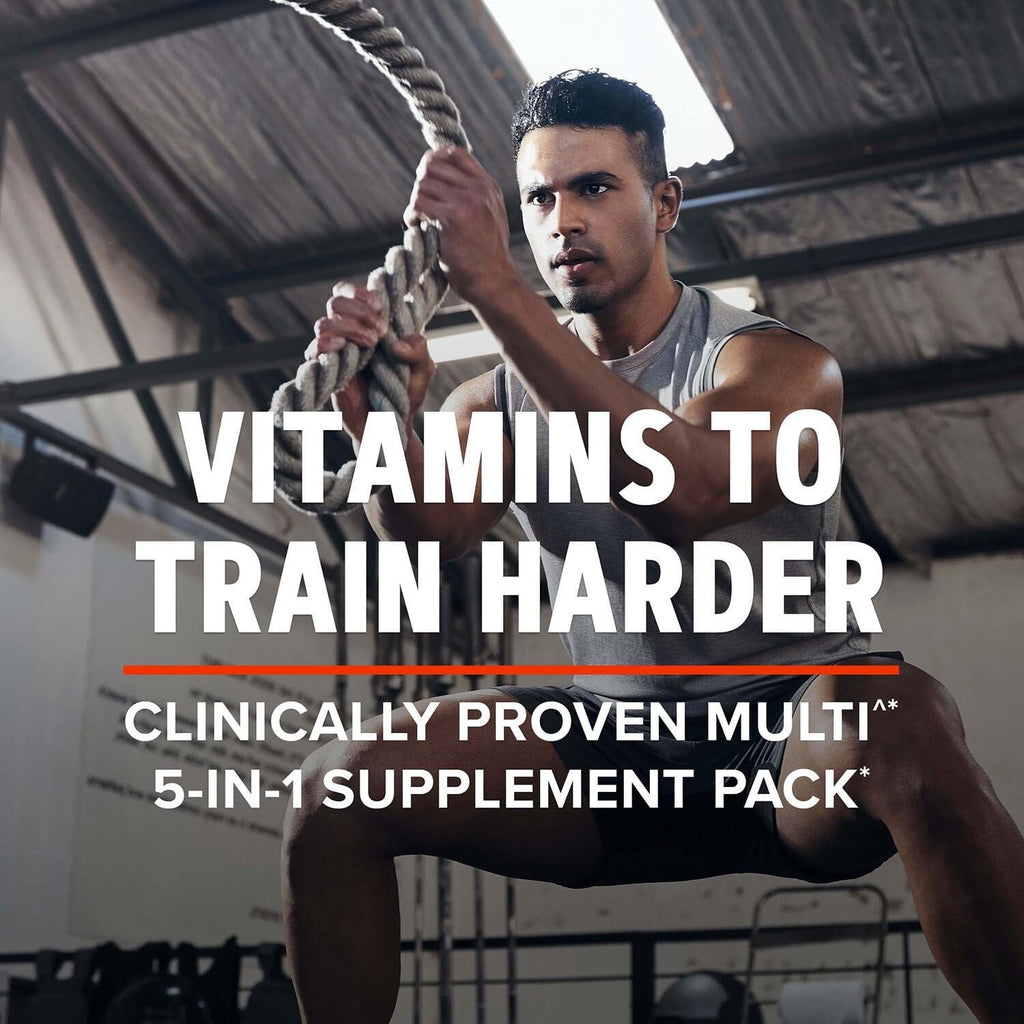 GNC AMP Men’s Extreme Training Vitapak Program, 5 Productos en 1, Multivitamínico para Hombres, 30 Días