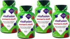 Vitafusion Women's Complete Multivitamin Gominolas, Sabor Baya Natural, 70 unidades (Paquete de 4)