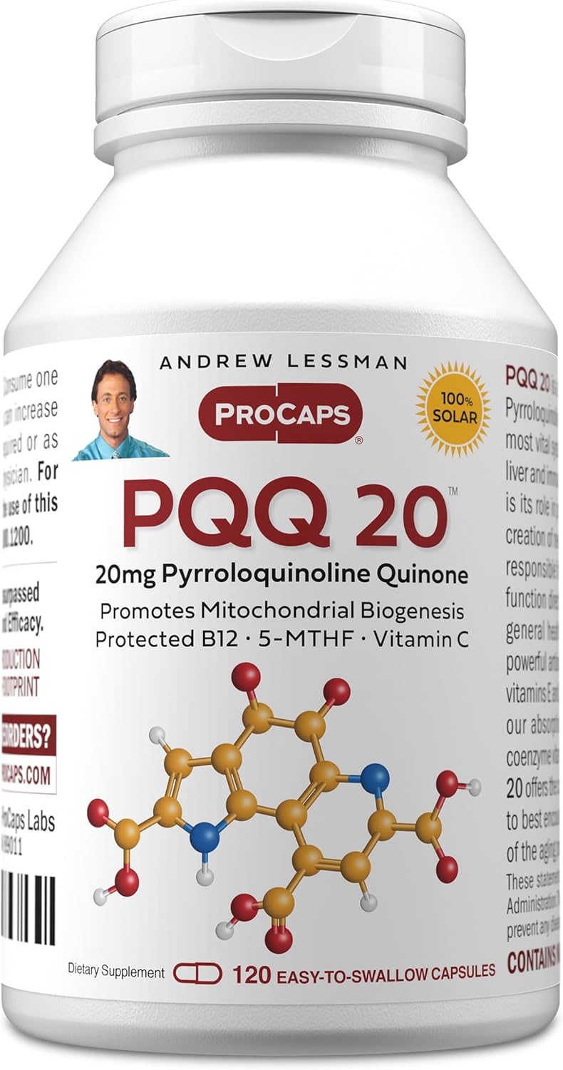 ANDREW LESSMAN PQQ 20mg - 60 Cápsulas