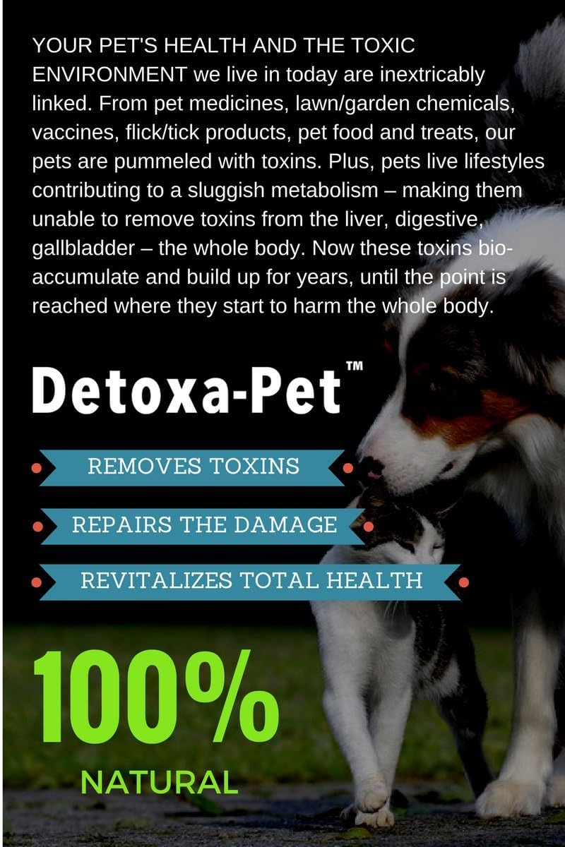 DETOXA-PET Polvo – Suplemento Nutricional para Perros y Gatos