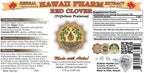 HawaiiPharm Red Clover (Trifolium Pratense) Liquid Extract, 118 ml